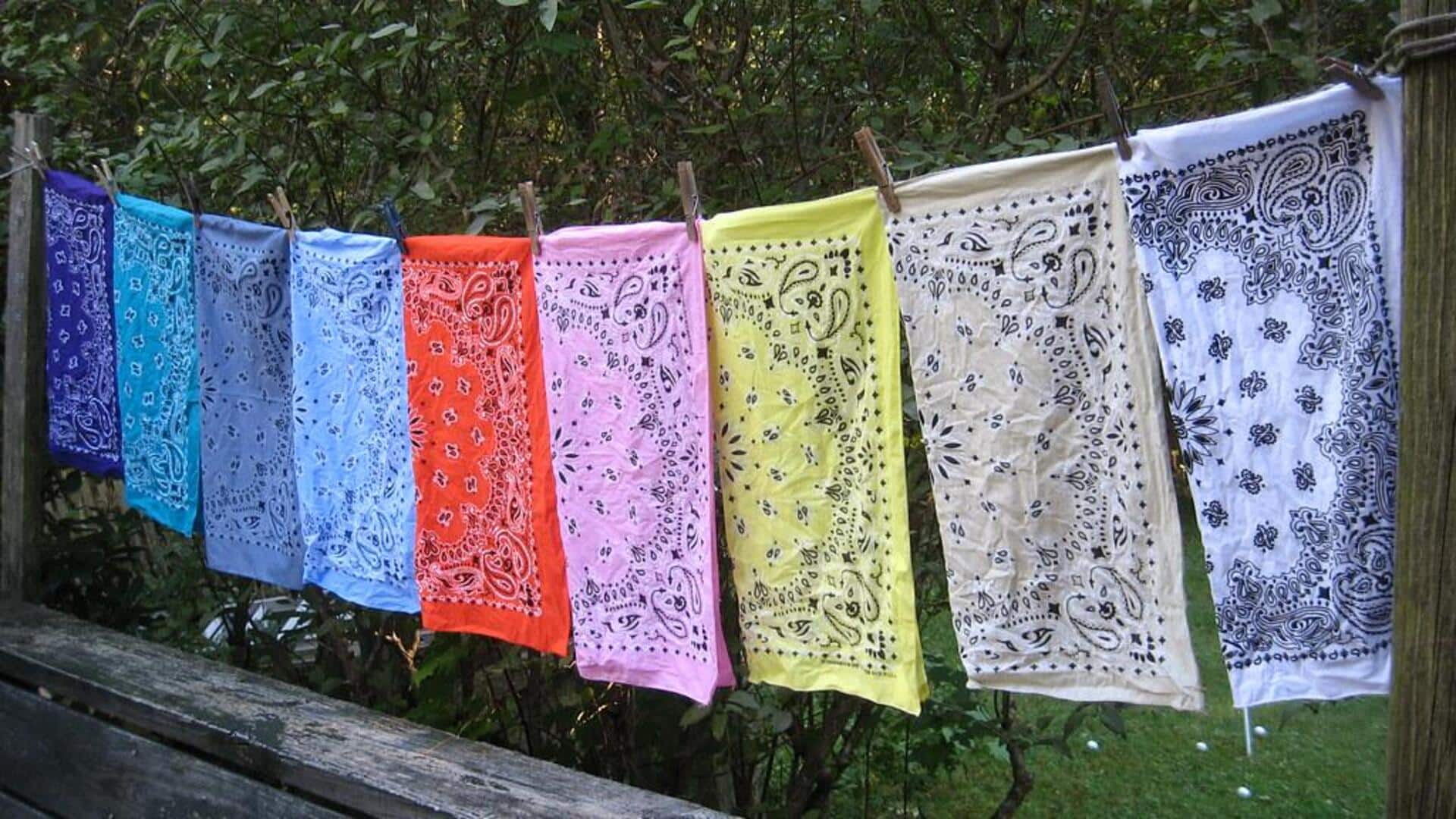 Seni mengolah bandana vintage Seni mengolah bandana vintage
