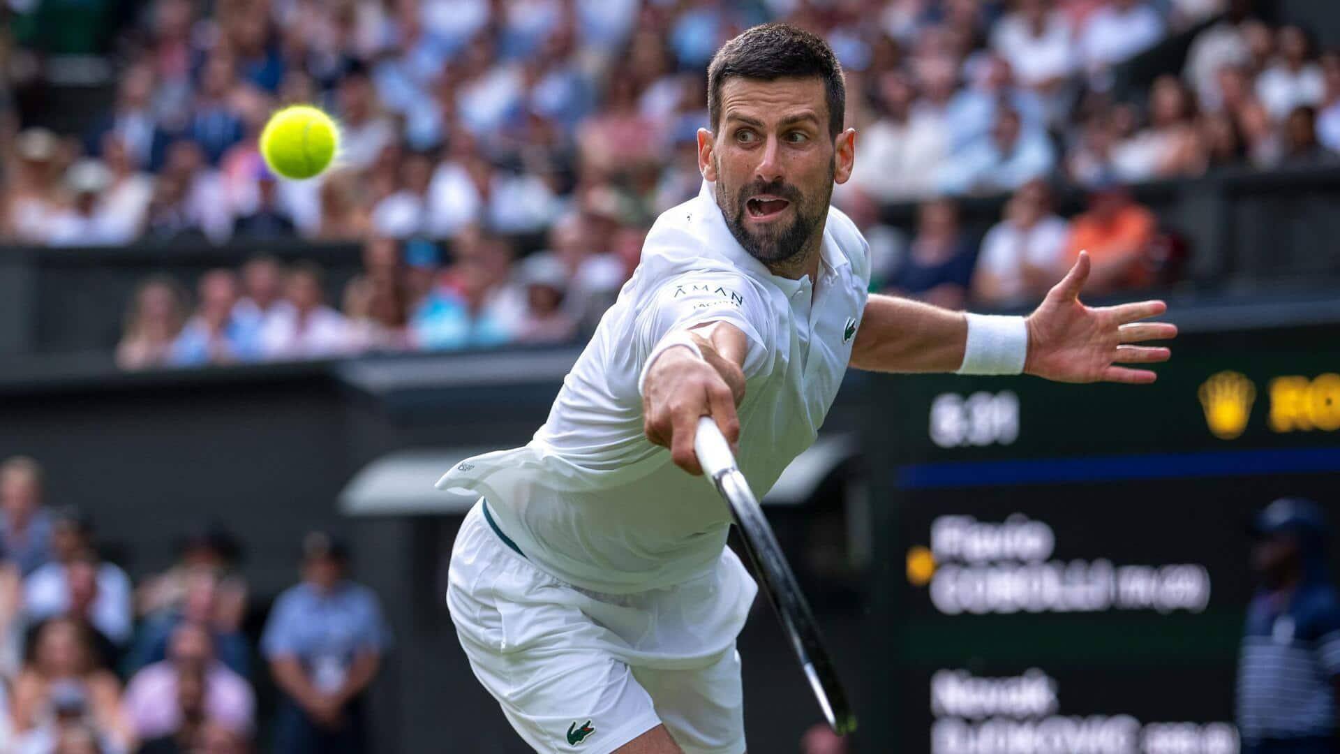 Novak Djokovic mencapai semifinal ke-14 di Wimbledon: Statistik kunci