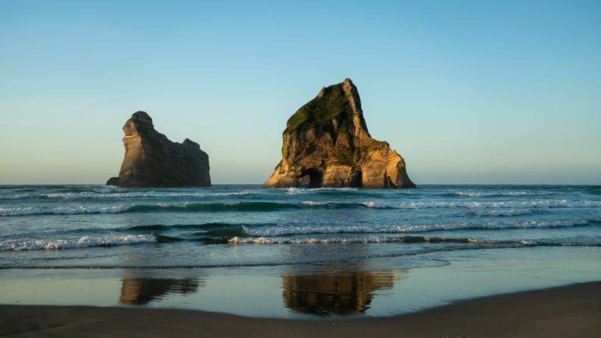 Pantai Tersembunyi di Selandia Baru untuk Ketenangan