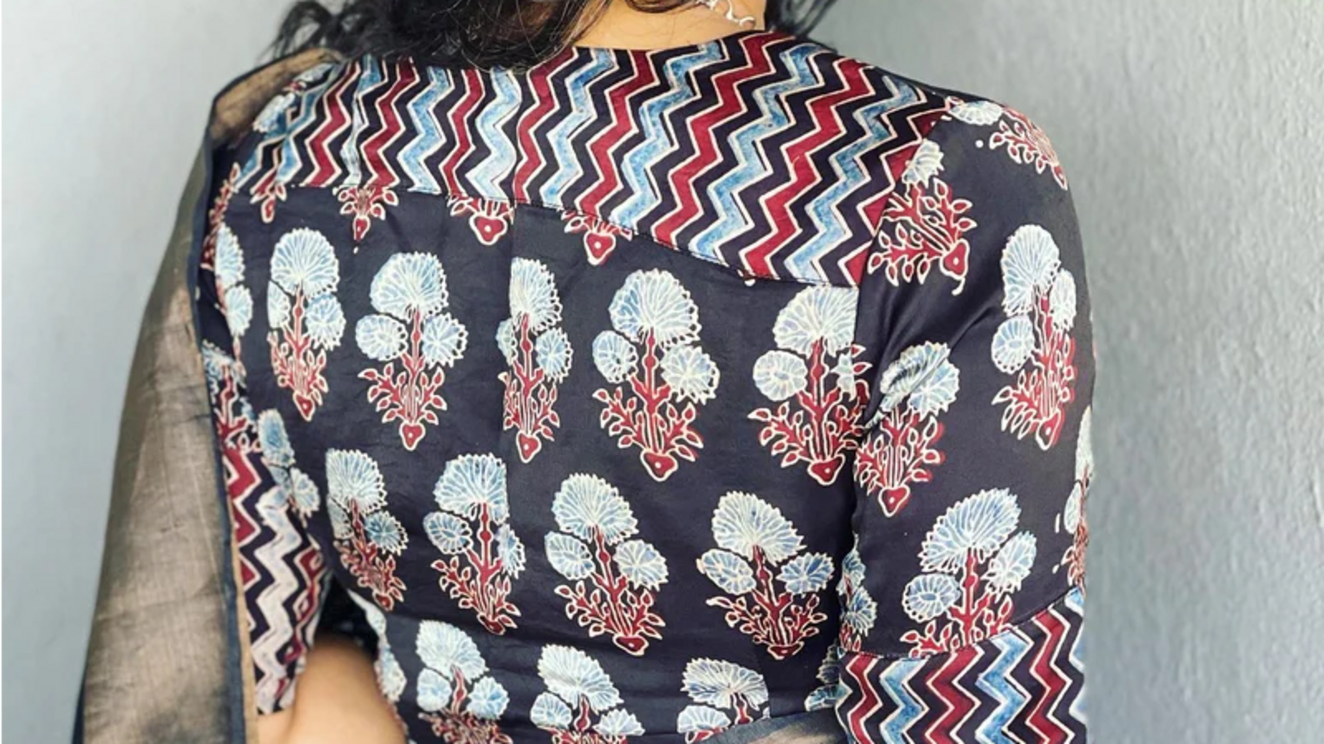 Tingkatkan gaya Anda dengan pakaian India cetak blok