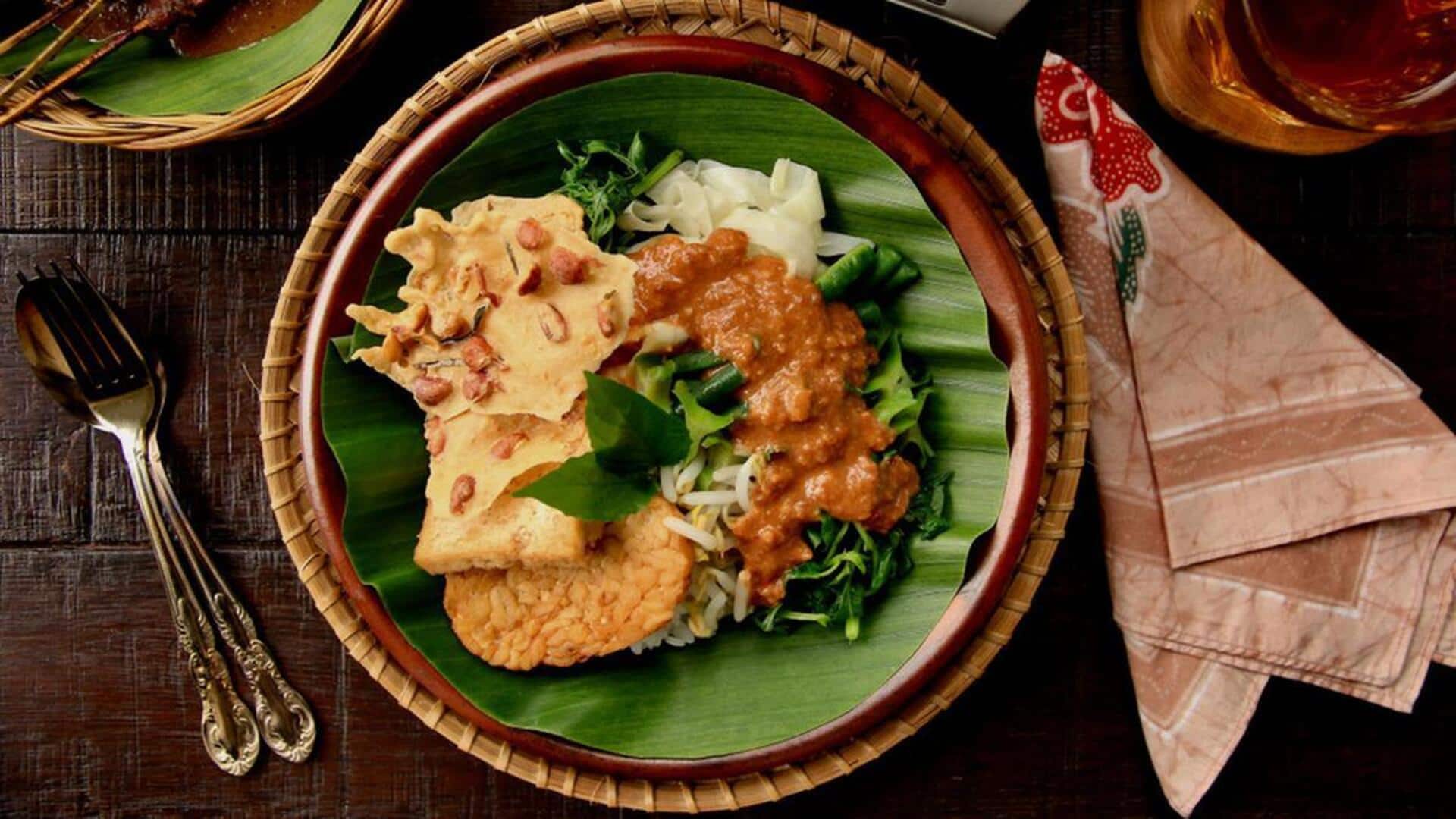 Saus Kacang Lezat dalam Hidangan Vegetarian Jawa