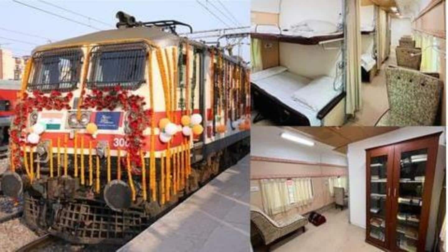 Kereta Garvi Gujarat: Restoran mewah, bilik mandi, dan layanan pijat kaki