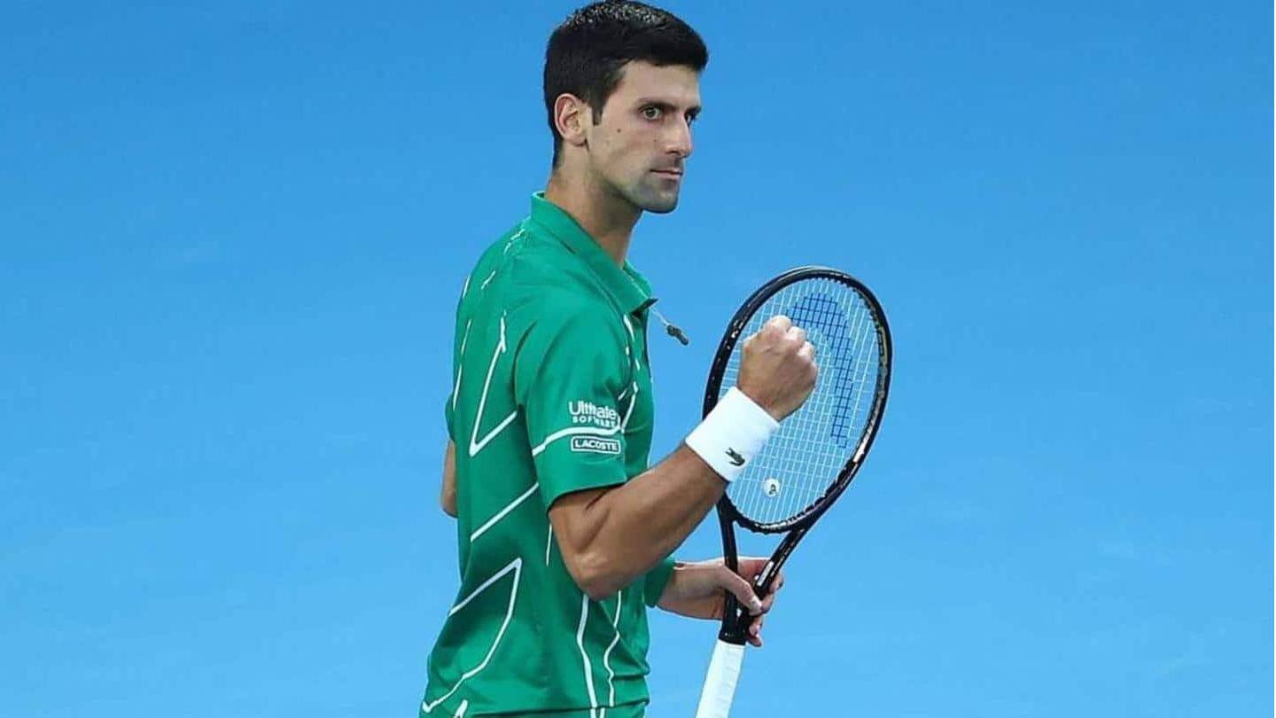 Novak Djokovic mencatatkan kemenangan pertama musim ini di Dubai