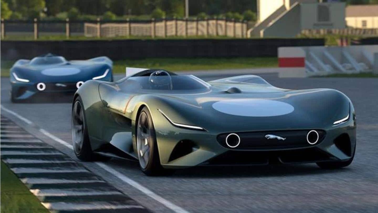 Mobil konsep Jaguar Vision Gran Turismo, dengan tampilan futuristik, resmi diperkenalkan