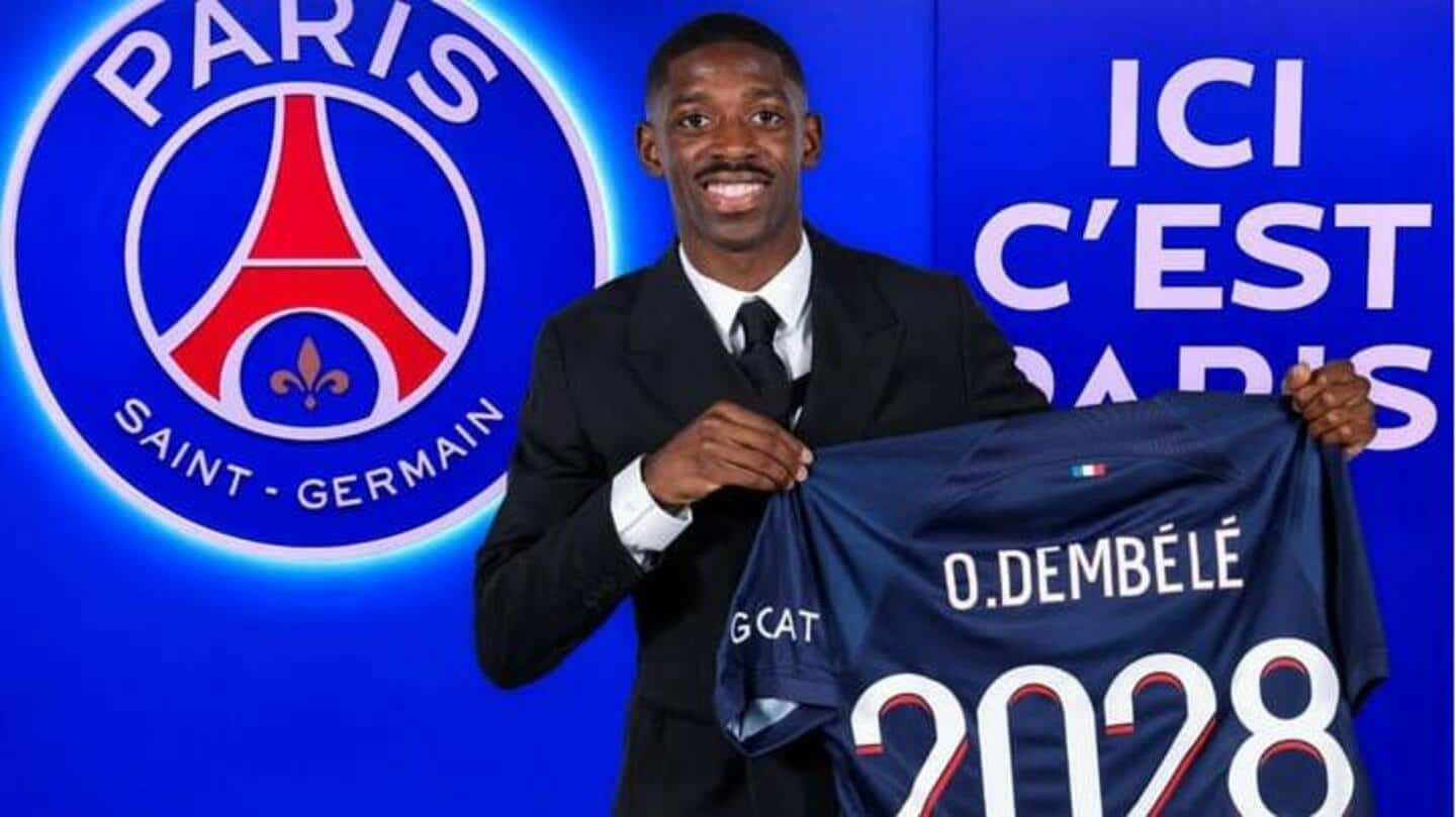 Paris Saint-Germain Mengontrak Ousmane Dembele Seharga £43,5 juta: Statistiknya