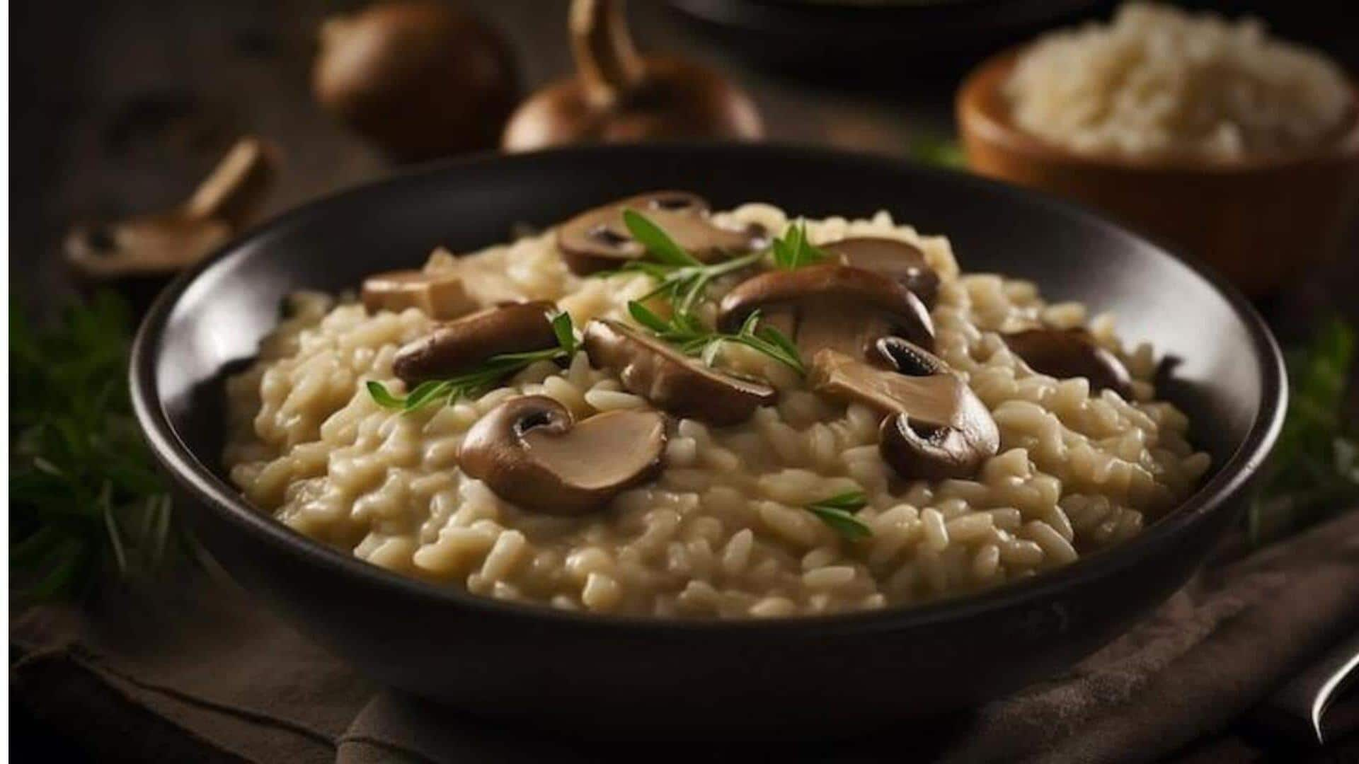 Resep risotto jamur shiitake ini akan membuat tamu anda terkesan