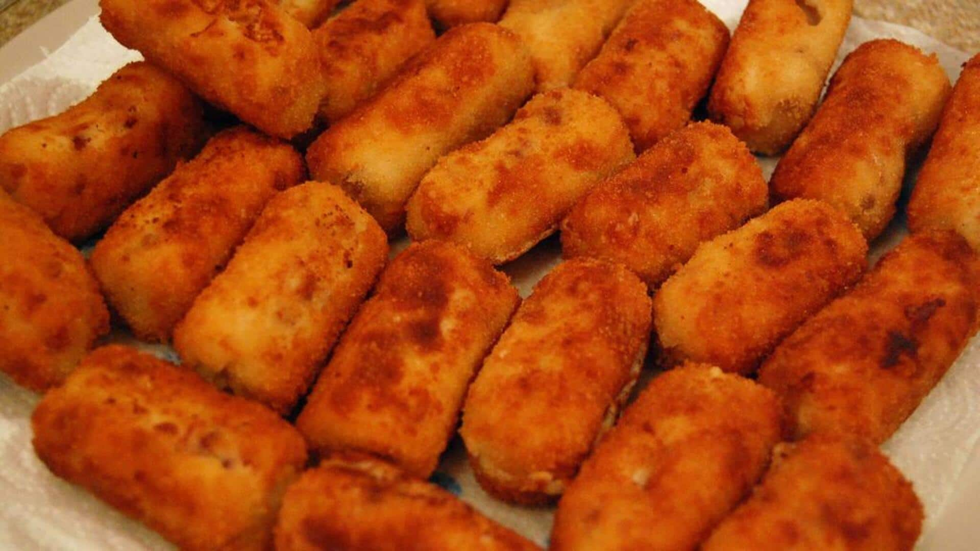 Tempe Croquetas Indonesia-Spanyol: Panduan memasak