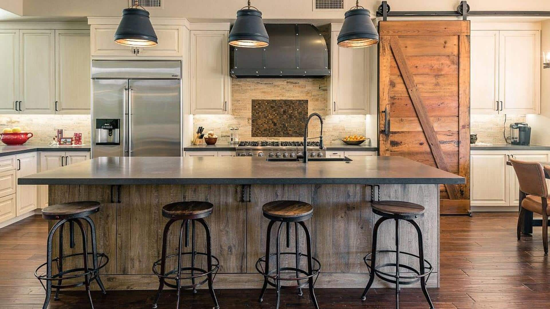 Pencahayaan Industrial Farmhouse: Aura Modern Bernuansa Rustic