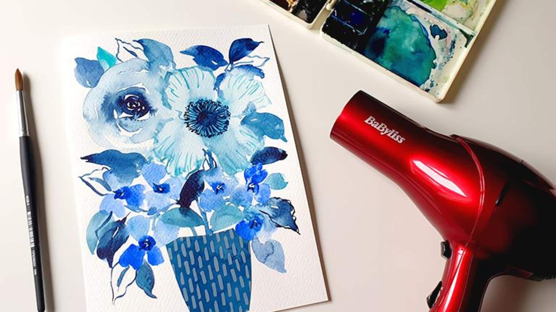 Tips Cepat dalam Mengeringkan Cat Air