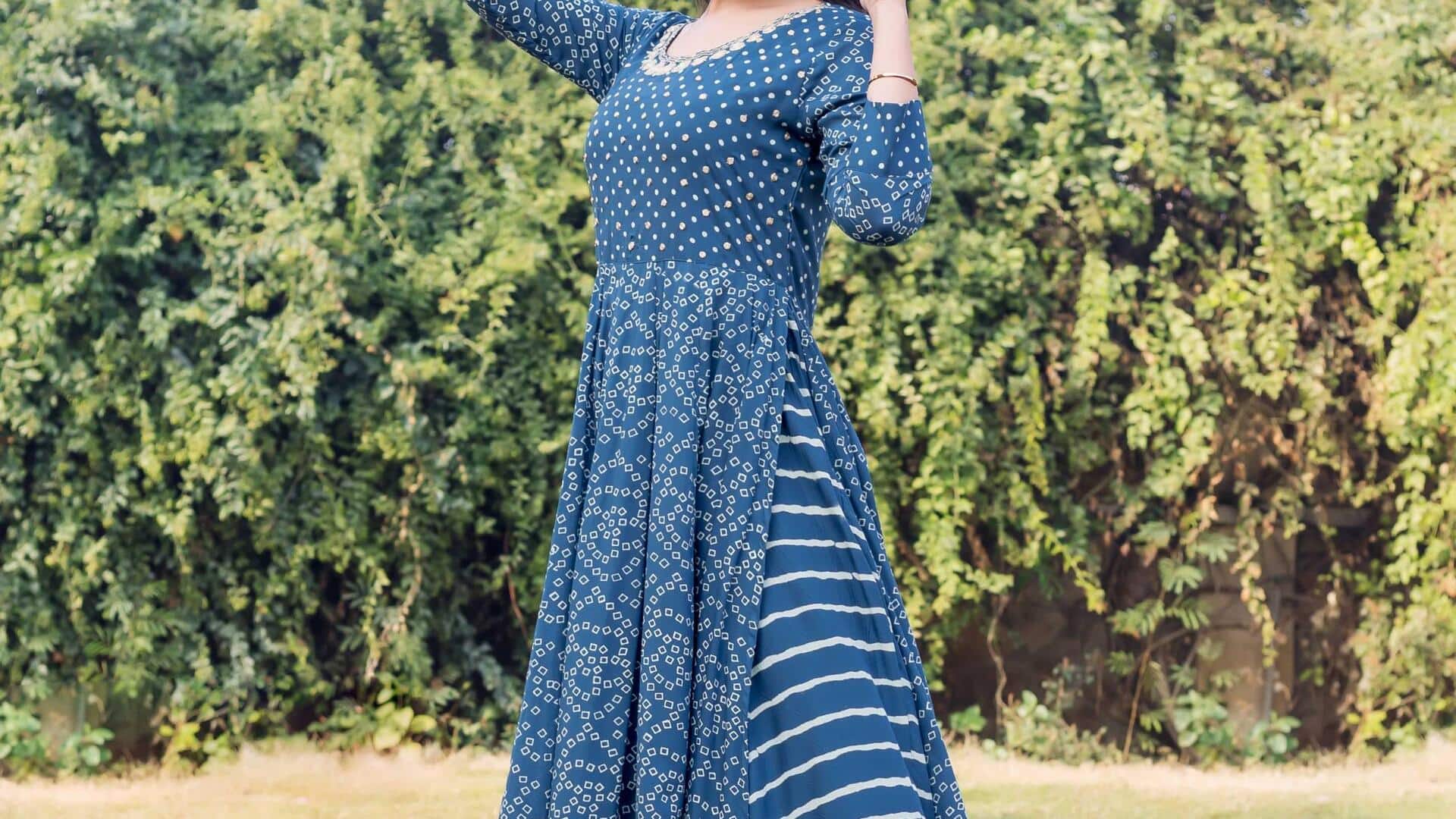 Menghidupkan kembali pewarna indigo dalam mode India modern
