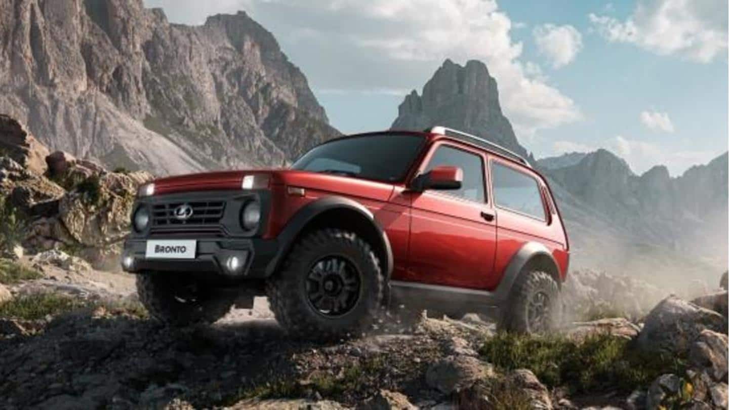 LADA meluncurkan SUV Niva Bronto (facelift) untuk pasar Rusia