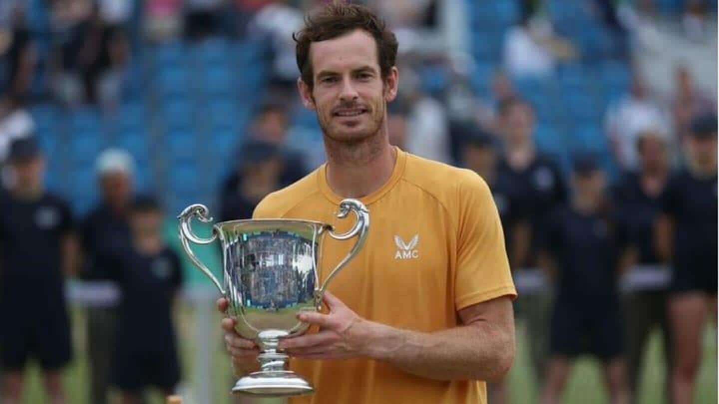 Andy Murray menjadi juara lapangan rumput tertua dalam sejarah ATP Challenger
