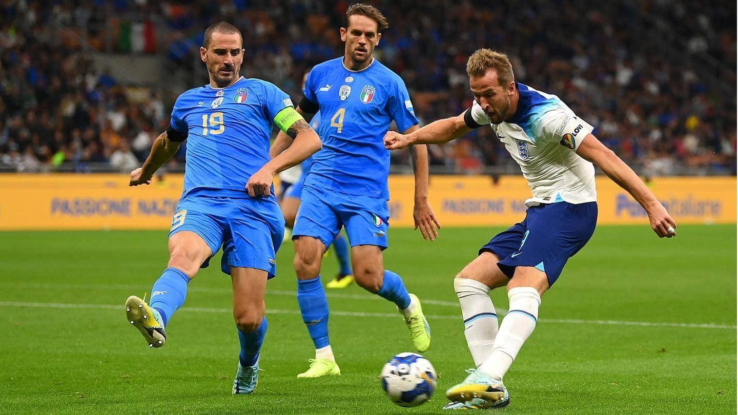 UEFA Nations League: Statistik yang tidak diinginkan ditorehkan oleh Inggris melawan Italia