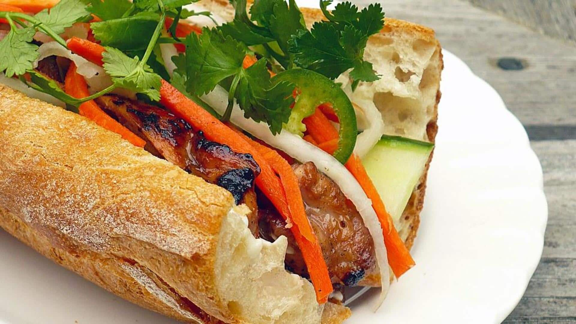 Panduan Banh Mi Nangka Jerk fusion Karibia-Vietnam