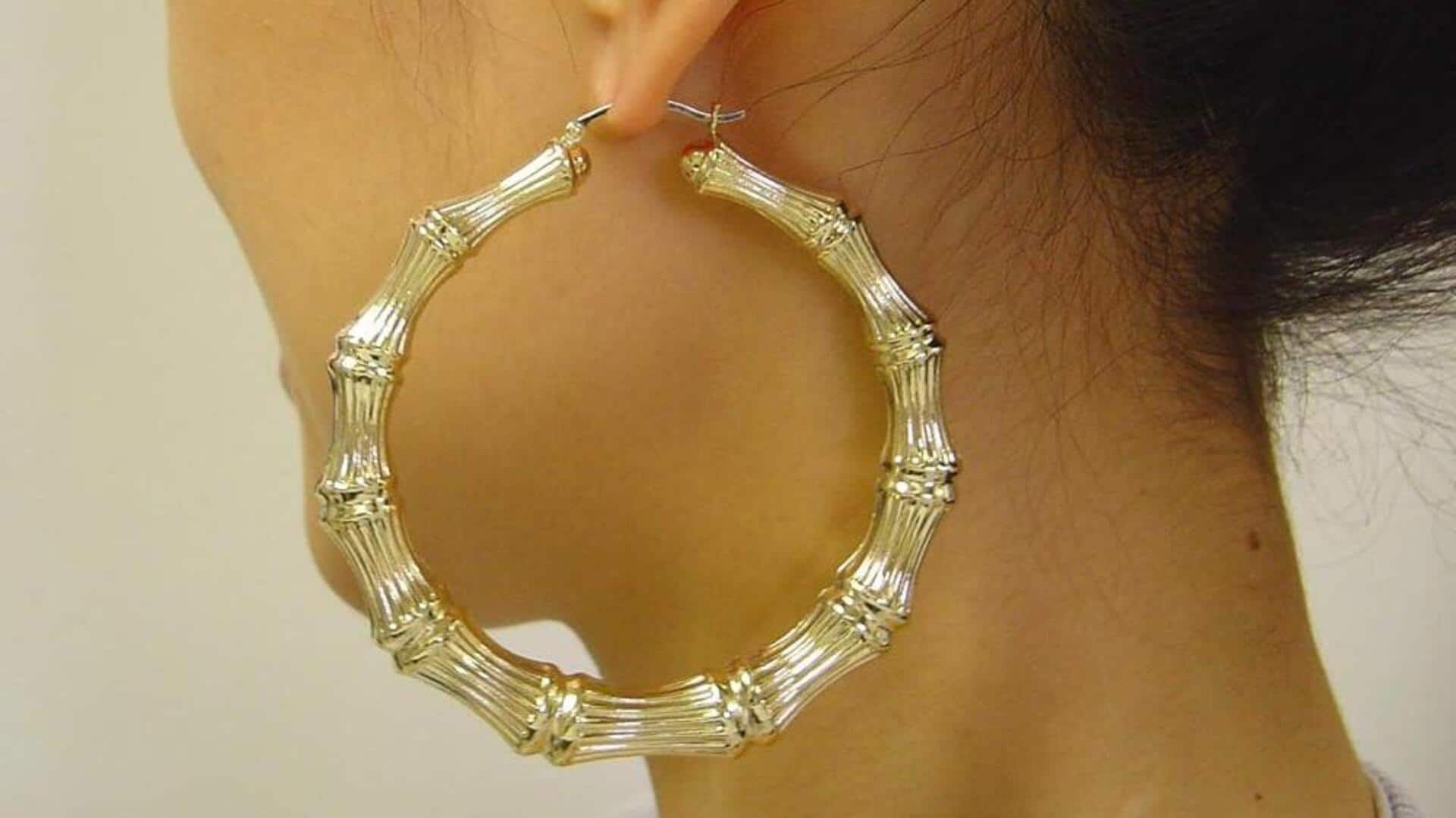 Perbarui pakaian Anda dengan pesona anting bambu