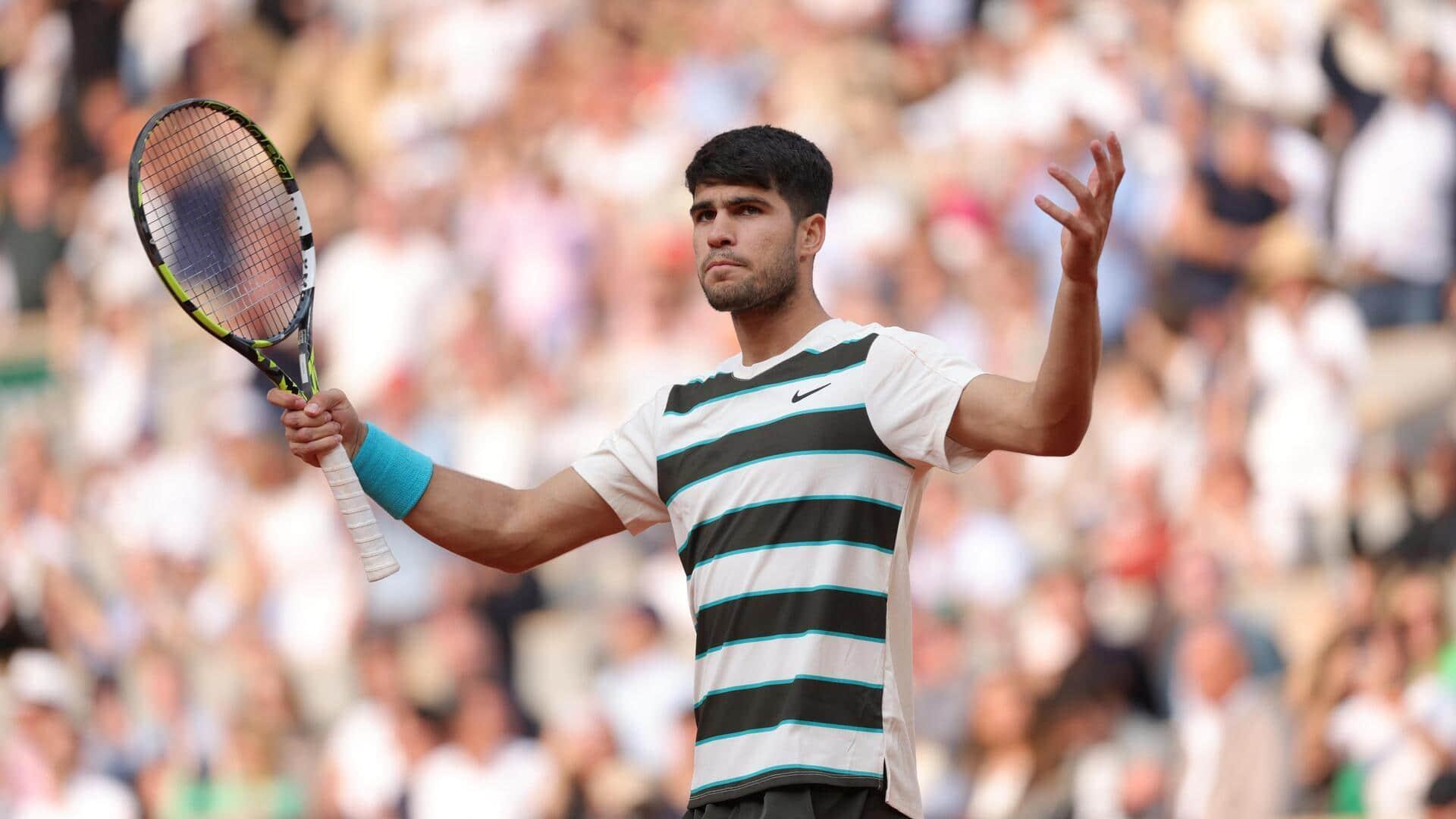 Menang final, Carlos Alcaraz sabet gelar Prancis Terbuka: Statistik Menang final, Carlos Alcaraz sabet gelar Prancis Terbuka: Statistik
