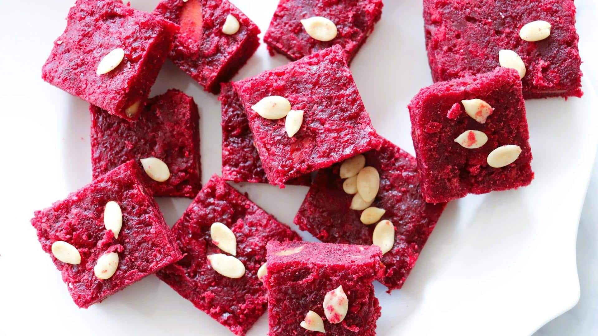Mencicipi Barfi yang Unik dengan Sentuhan Buah Bit