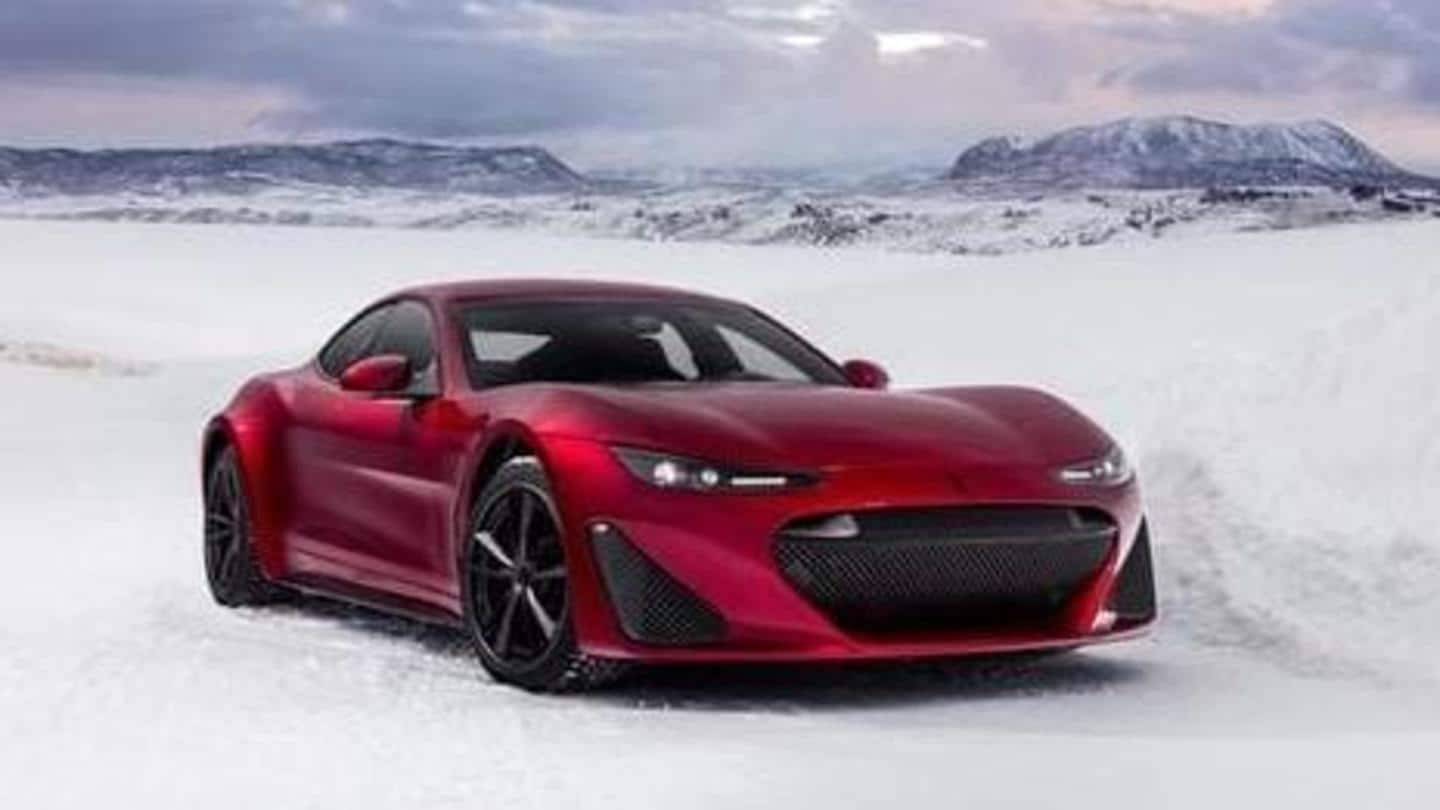 Supercar listrik Drako seharga 1,2 juta dolar unjuk gigi di lintasan salju