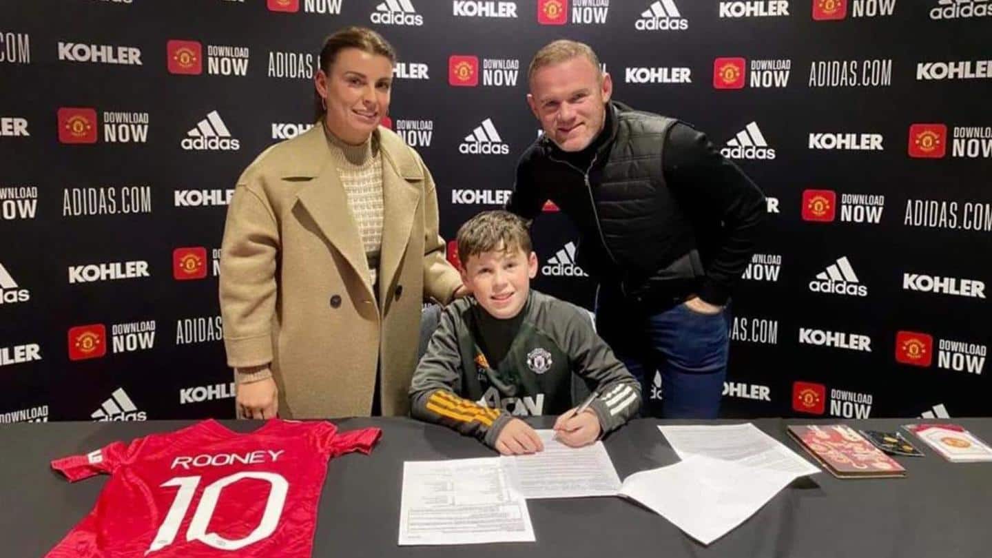 Kai, putra 11 tahun Wayne Rooney gabung akademi Manchester United
