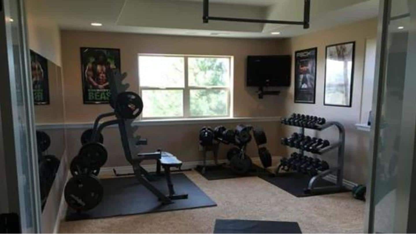 Inilah cara membangun gym Anda sendiri yang rendah biaya di rumah