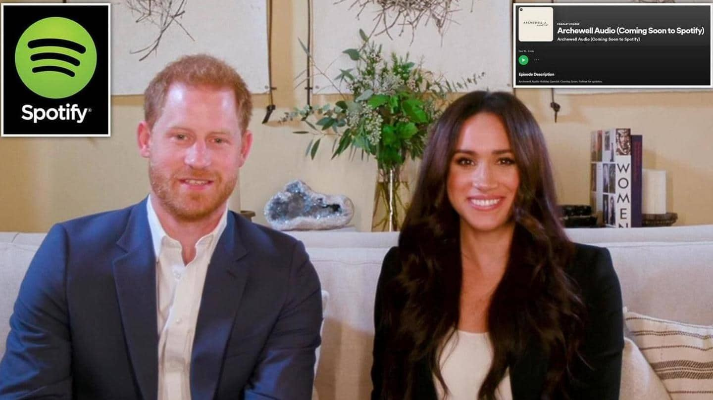 Pangeran Harry dan Meghan Markle luncurkan podcast Spotify perdana mereka