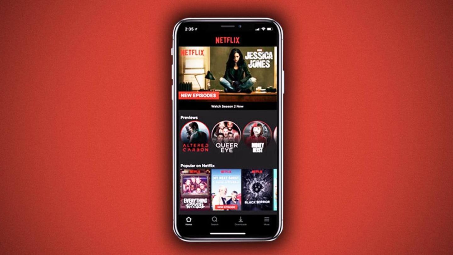 Netflix di ponsel bakal otomatis mengunduh rekomendasi konten untuk ditonton secara offline