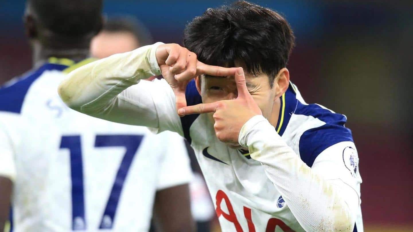Son Heung-min cetak gol ke-100 bagi Tottenham