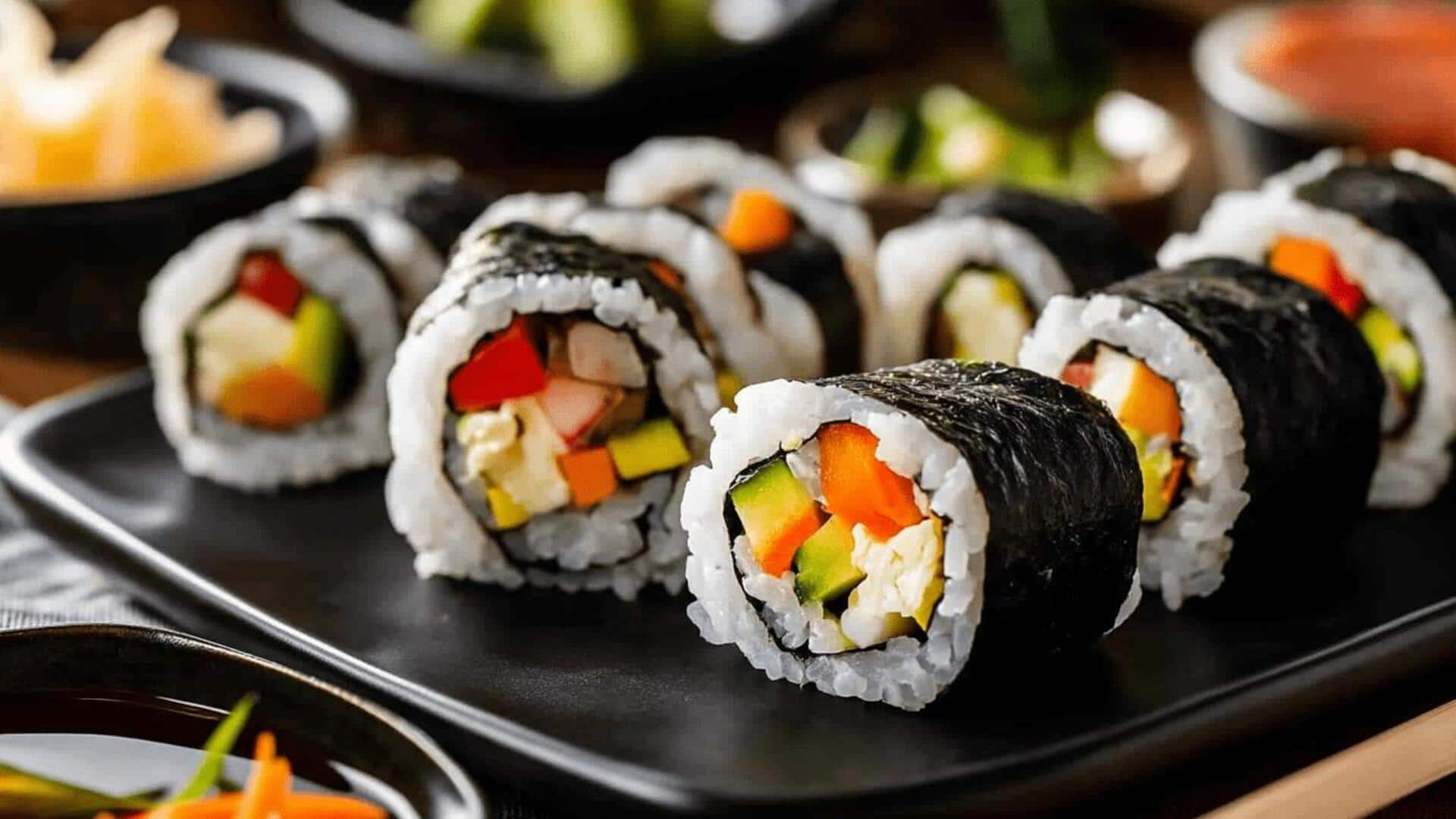 Beragam Isian Sushi Vegan Yang Kaya Kandungan Gizi