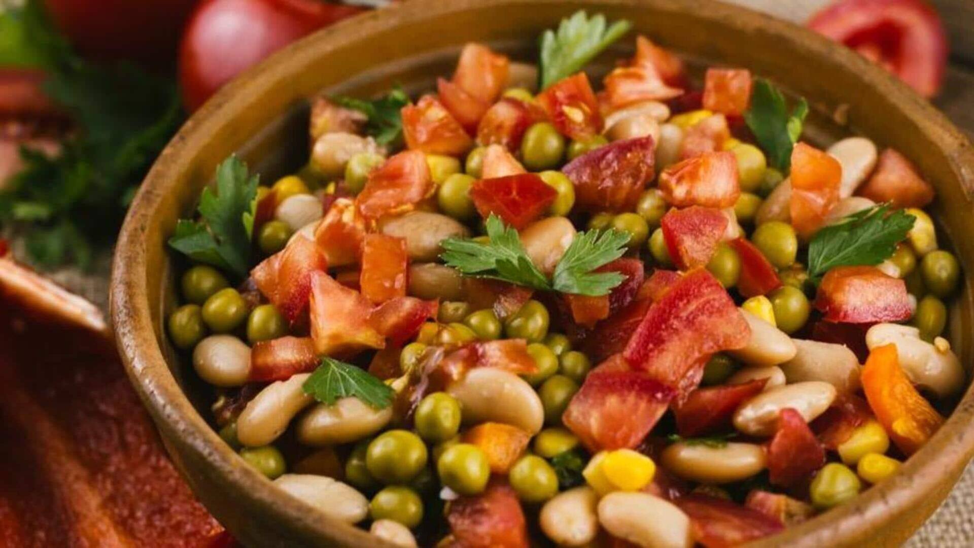 Cobalah resep salad kacang Meksiko ini untuk hari yang penuh cita rasa