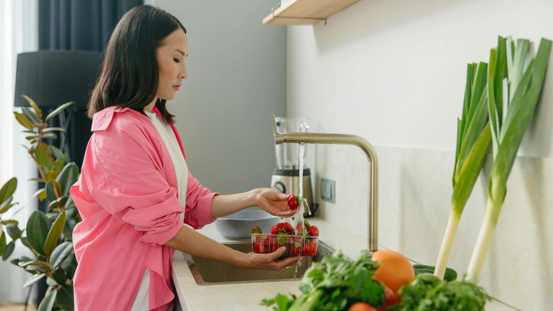 Cara cepat mengeringkan sayuran yang sudah dicuci