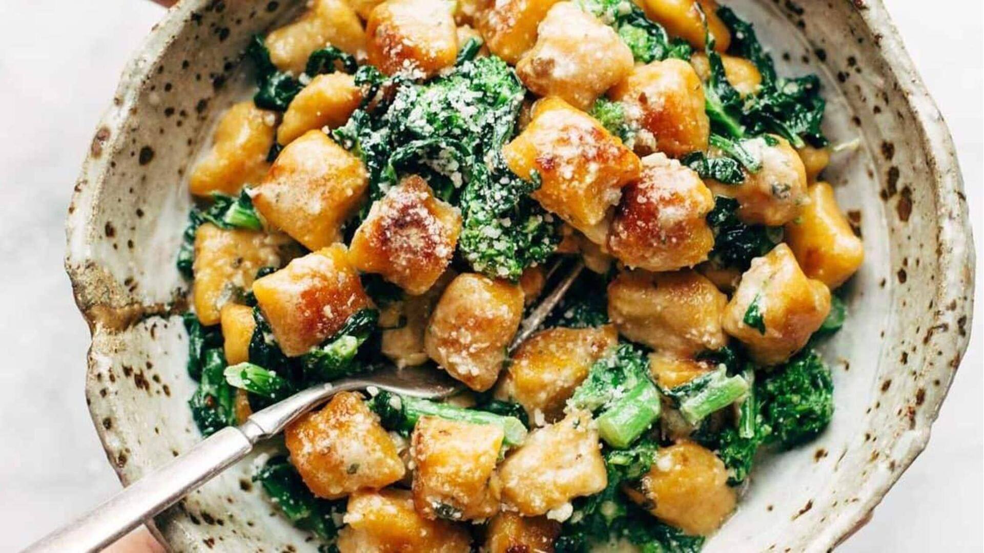 Cobalah resep gnocchi ubi jalar vegan yang sehat ini 