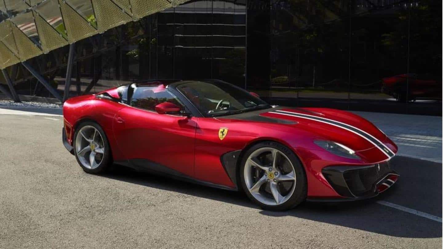 Ferrari SP51 satu kali produksi diperkenalkan sebagai mobil bermesin V12