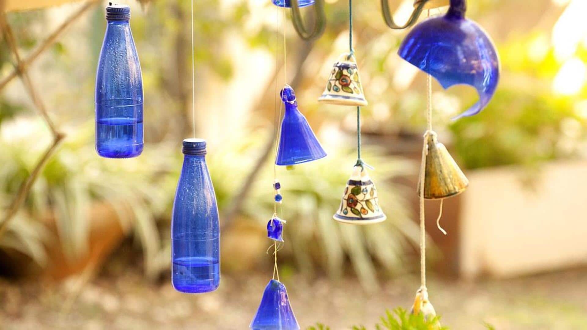 Mengubah peralatan lama menjadi dekorasi taman unik