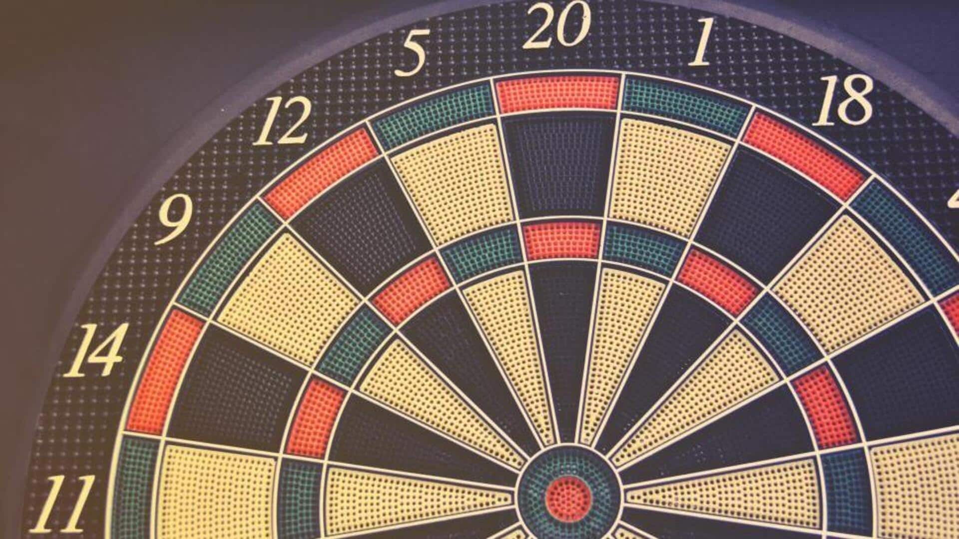 Mengapa angka 20 berada di bagian atas dartboard?