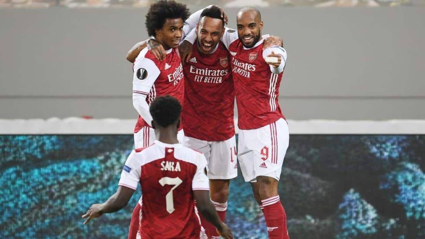 Liga Eropa, Aubameyang membantu Arsenal menaklukan Benfica: Rekor terpecahkan