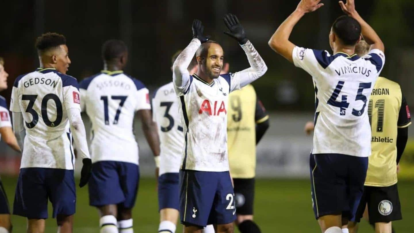 Tottenham mengalahkan Marine 5-0 di FA Cup: Rekor terpecahkan