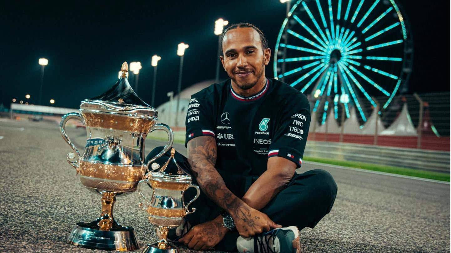 Unggulan Mercedes Lewis Hamilton memenangkan Grand Prix Bahrain