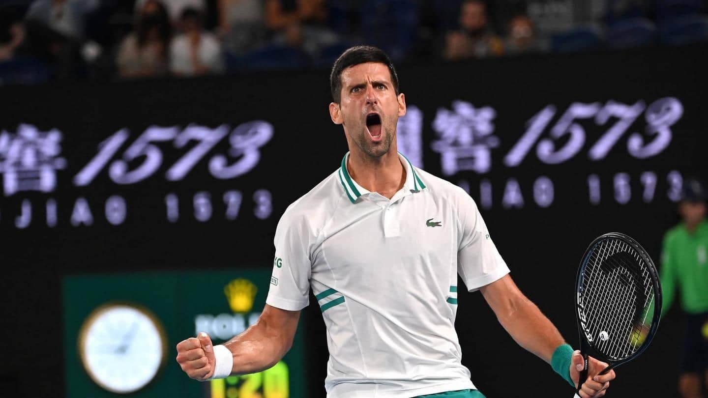 Rekor tak terpecahkan dipegang oleh petenis nomor satu dunia Novak Djokovic