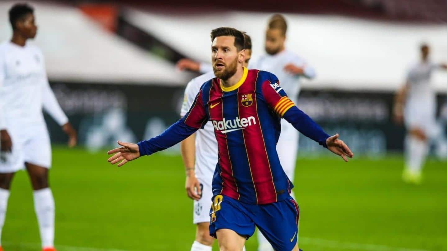 La Liga: Pemecah rekor Lionel Messi bersinar untuk Barcelona