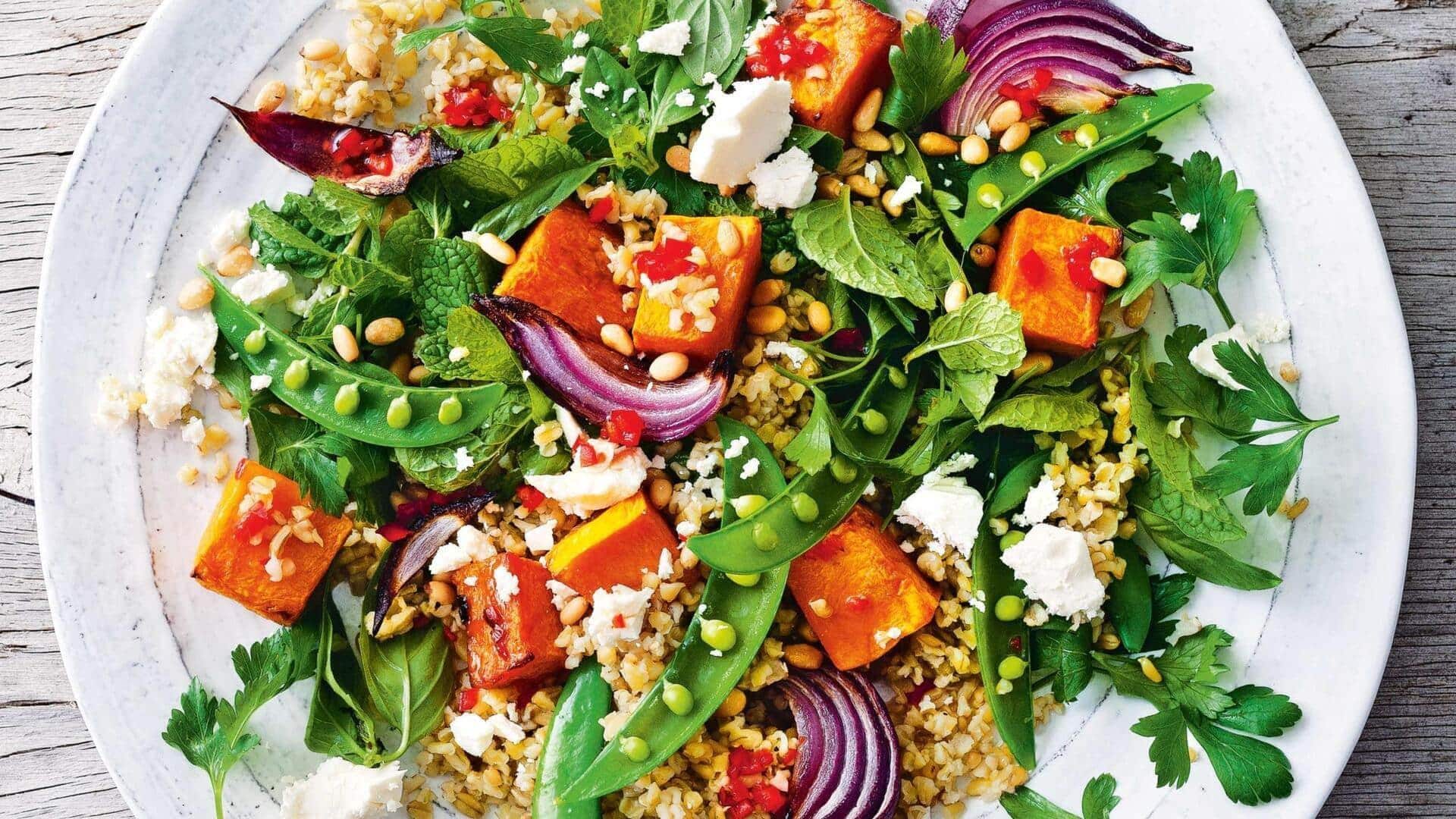 Cobalah resep salad freekeh ini untuk hari yang sehat