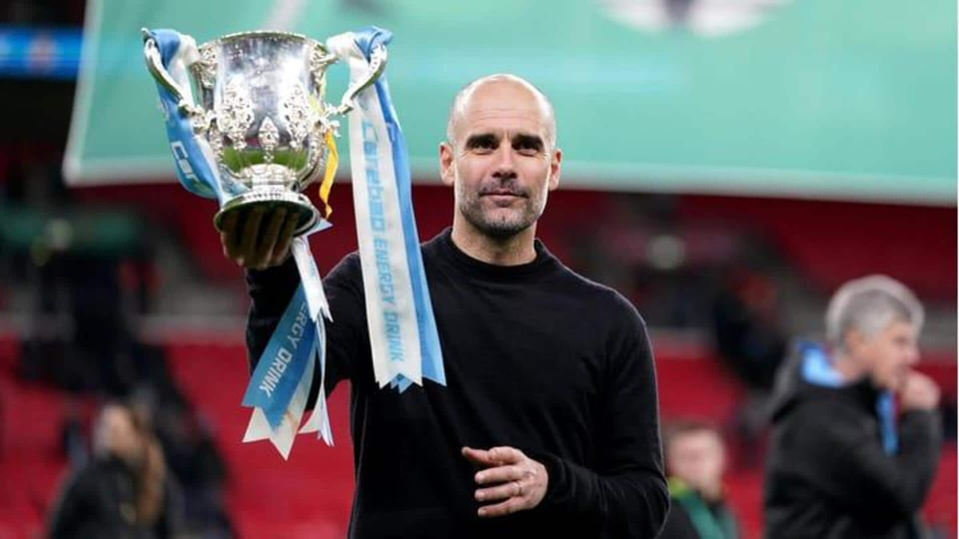 Pep Guardiola: Menguraikan kampanye kemenangannya di Piala Carabao