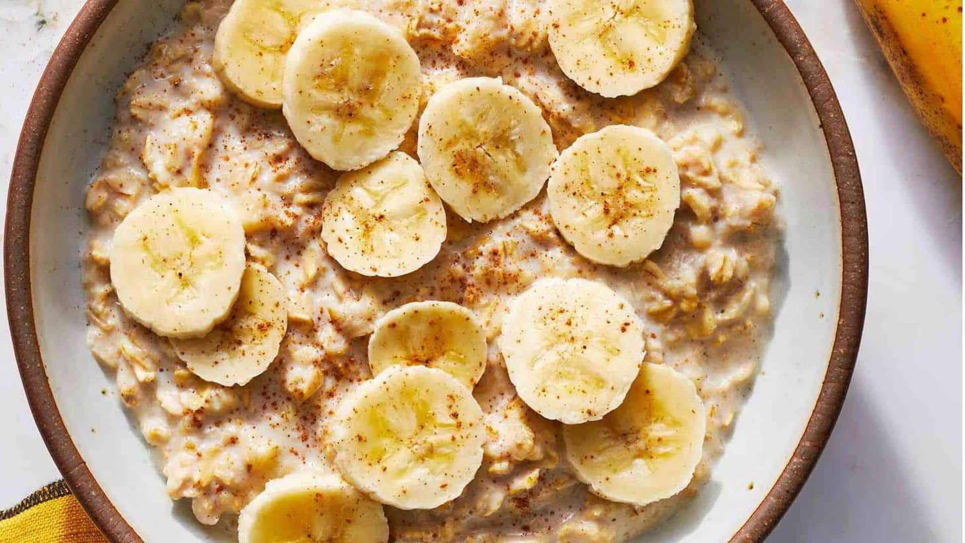 Tambahkan kreasi oatmeal pisang vegan ini ke dalam makanan harian Anda