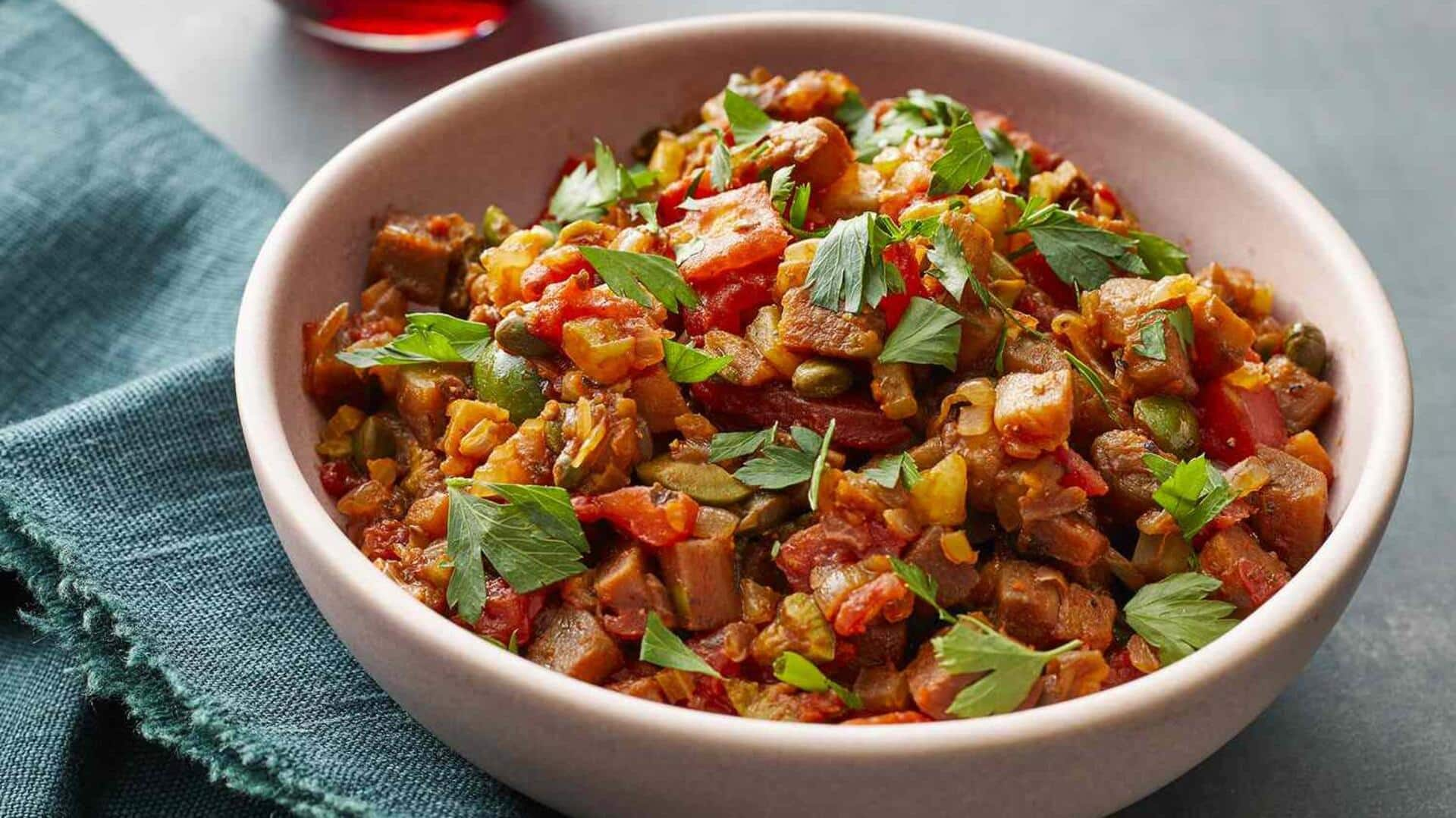 Resep Caponata Terung Khas Italia