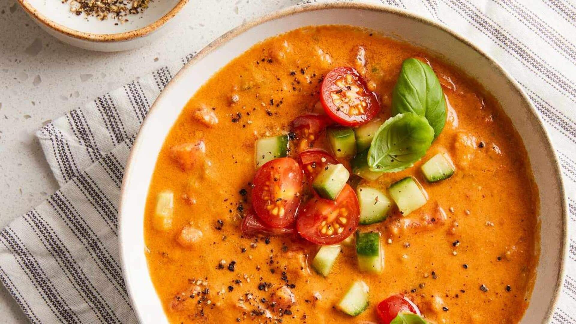 Resep Gazpacho Ala Spanyol Dengan Tambahan Alpukat