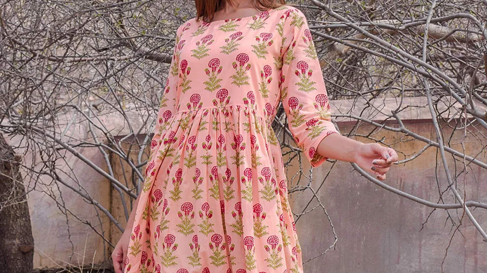 Pesona abadi: Cetakan blok India dalam busana barat