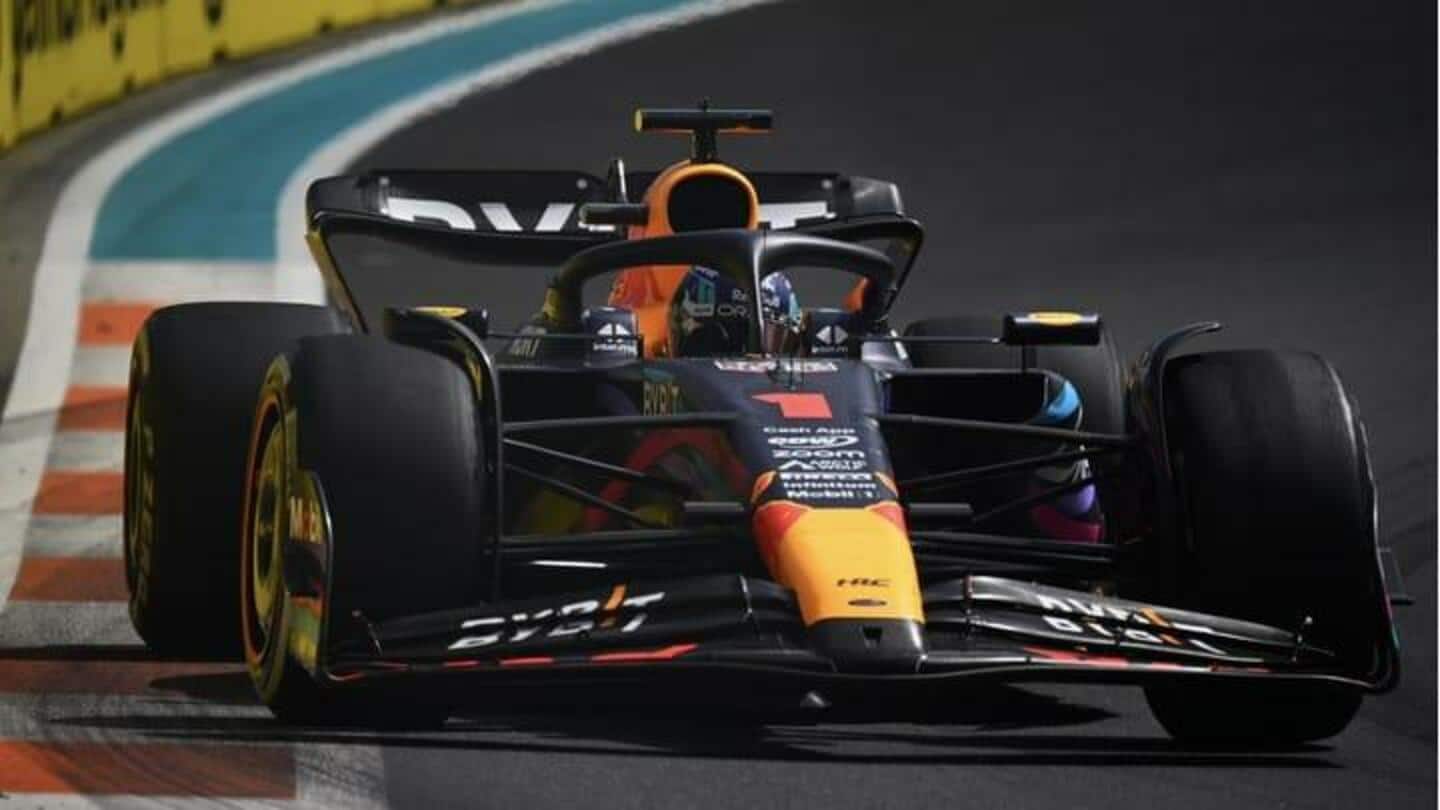 F1 2023, Max Verstappen memenangkan GP Miami: Statistik utama
