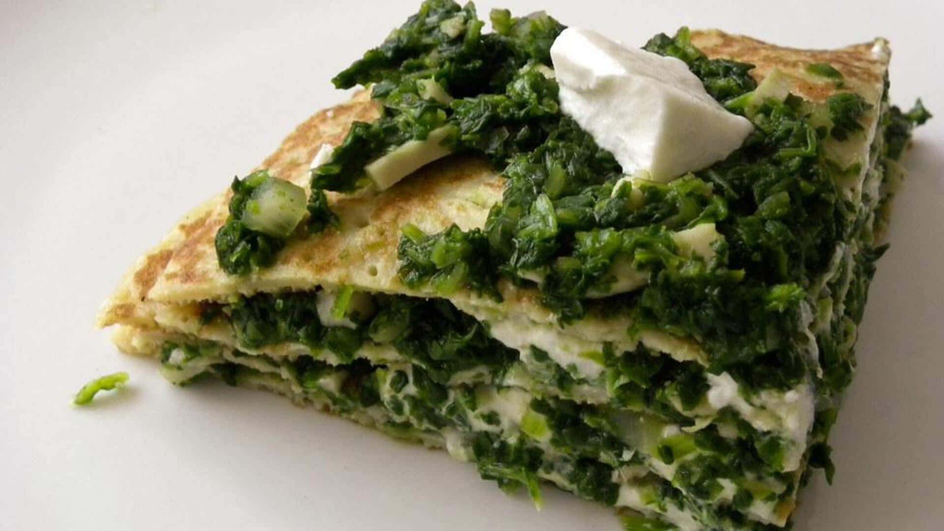 Pancake bayam: Lezat dan bergizi Pancake bayam: Lezat dan bergizi