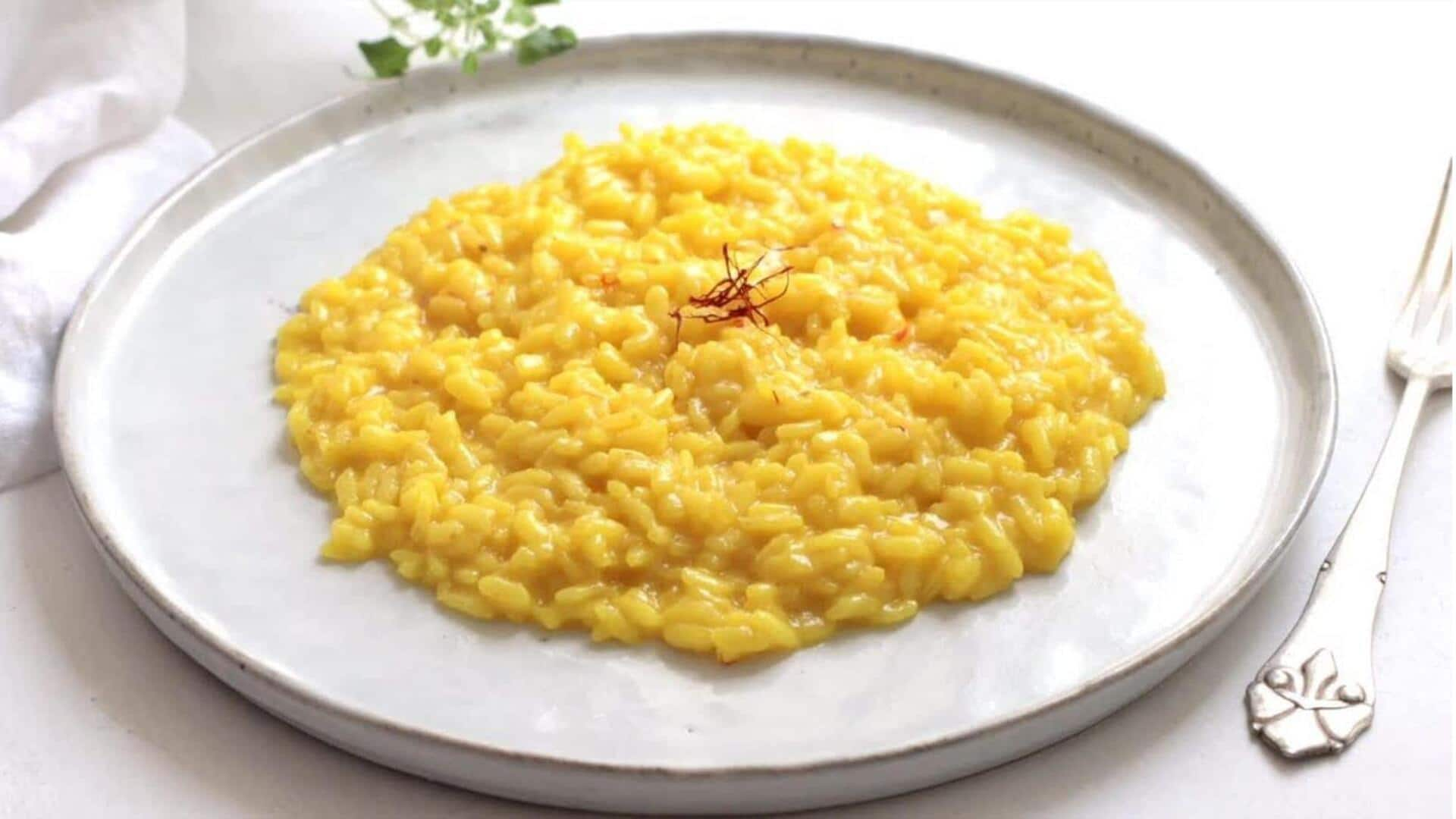 Risotto kunyit vegan lezat: Resep langkah demi langkah