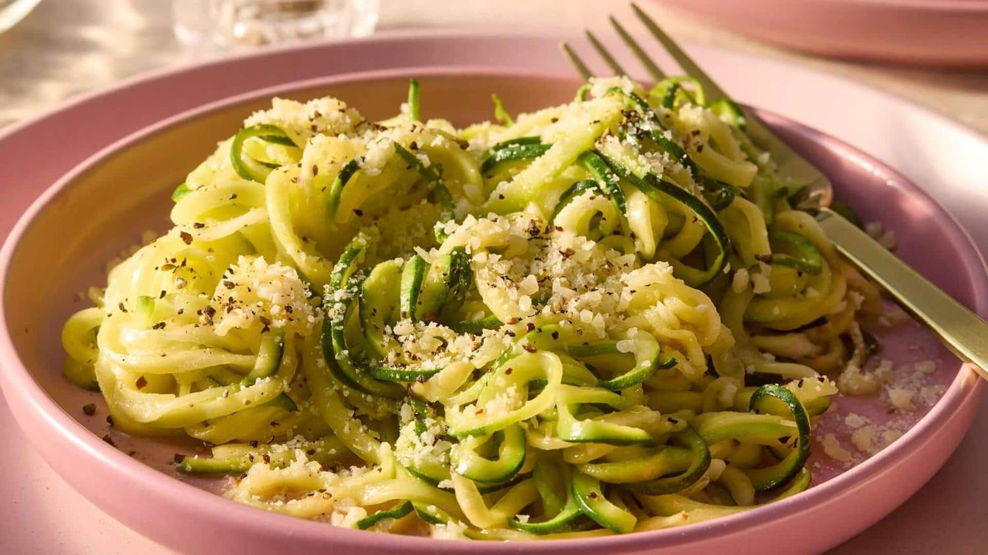 Mencicipi Mi Zucchini dengan Bumbu yang Eksotis