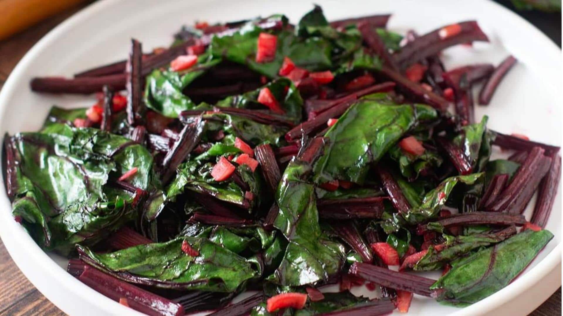 Resep Bergizi dengan Sentuhan Daun Bit Segar